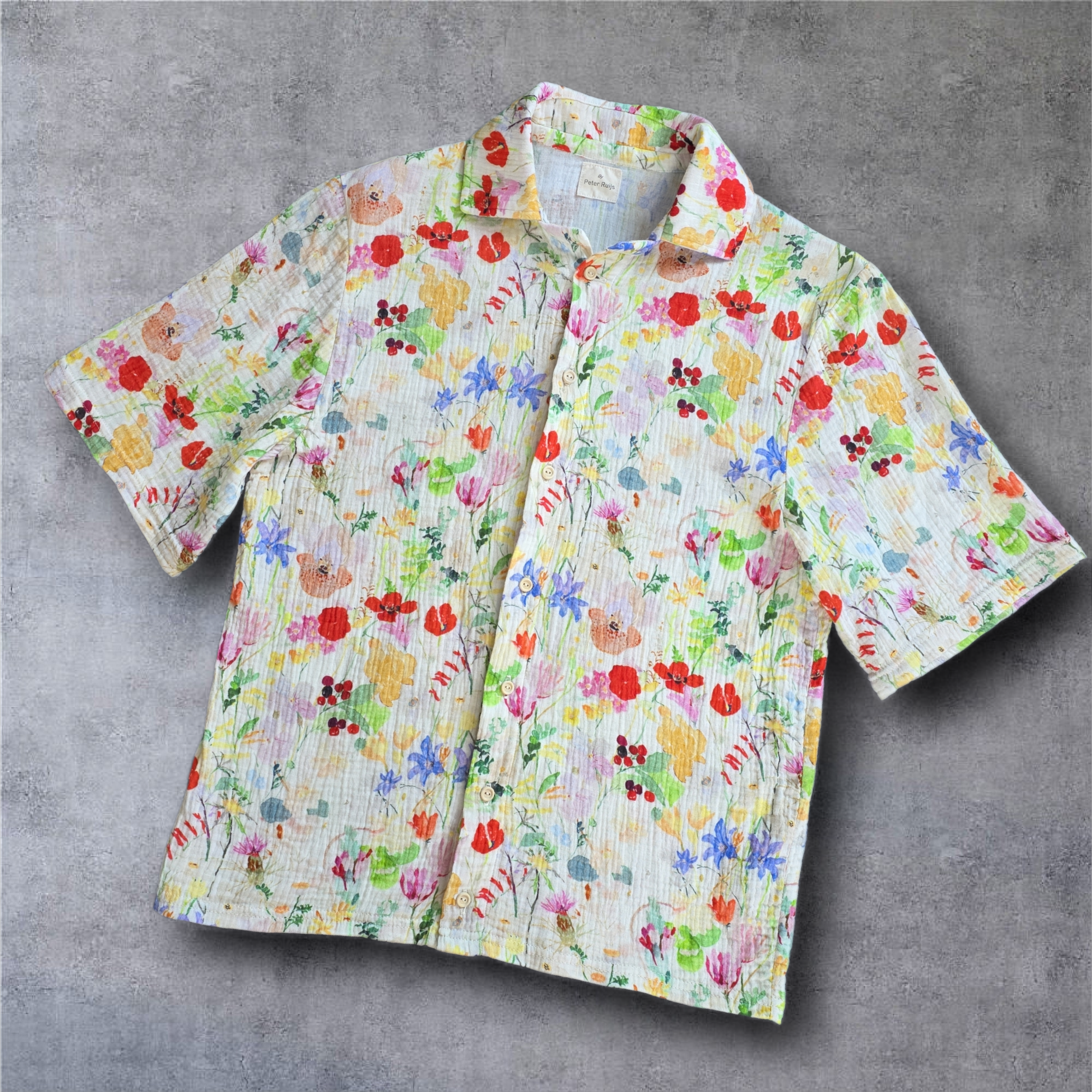 100% natural double gaze shirt. Biodegradable.