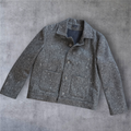 Woolen mens jacket with pockets